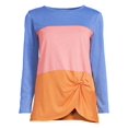 thumbnail image 5 of Nine.Eight Women’s Twist Knot Pullover Top with Long Sleeves, 5 of 5