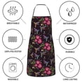 thumbnail image 6 of Pofeuu Flowers And Humming Bird1 Print Aprons with Pockets, Cute Aprons for Kitchen, Cooking, Server, Barber, Chef Apron, 6 of 7