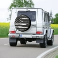 thumbnail image 5 of KAKALAD Black white vintage american flag Spare Tire Cover Universal Car Vehicle Tools For Rv SUV Truck Camper Travel Trailer Accessories Buckle 14” Inch, 5 of 7