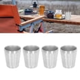 thumbnail image 1 of Stackable Water Cups, 304 Stainless Steel 4PCS 300ML Heat Preservation Camping Cup Set  for Picnics Gathering, 1 of 8