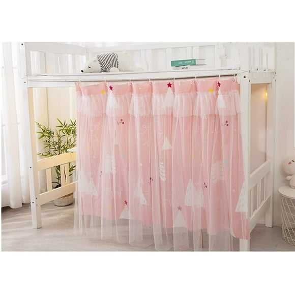 Bunk Bed Curtains Single Sleeper Blackout Cloth Gauze Bed Tent Curtain 1.15M*2M