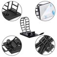 thumbnail image 4 of 50pcs Adjustable Self-adhesive Cable Ties Cord Clamp Extra Screw & Hole Wire Holder, For, 4 of 5