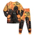 thumbnail image 5 of Leey-World Toddler Girl Pajamas Girls Boys Toddler Soft Pajamas Toddler Halloween Prints Long Sleeve Kid Sleepwear Sets Girls Fashion Outfits, 5 of 9