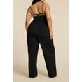 thumbnail image 2 of ELOQUII Women's Plus Size Metal Drama Jumpsuit, 2 of 2