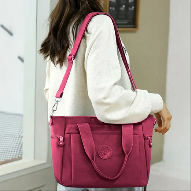 Bolsos De Nylon Para Mujer, Bolsa De Viaje De Nylon Impermeable