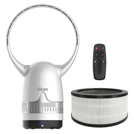 

Mitcent 26 inch Bladeless Tower Fan with Filter Remote Control Oscillating White