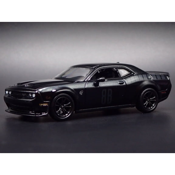 (Open Box) 2011-2023 DODGE CHALLENGER SRT HELLCAT BLACK 1/64 SCALE DIECAST MODEL CAR