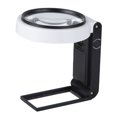 thumbnail image 2 of LED Magnifier ABS Handheld Magnifying Glass Foldable HD Lens for Observation and Electronic Component RepairTH-7018BD, 2 of 5