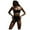 Black, variant on Huowey Sling High Waisted Women 2PCS Swimwear Swimsuit Tummy Control Bikini Swimwears Tankinis Set Bohemian Bathing Suit Honeymoon Cruise Trendy Wear