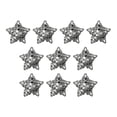 thumbnail image 4 of Colgantes de Estrella de Navidad BLESIY decoración para fiestas suministros de boda gris 10 Uds, 4 of 8