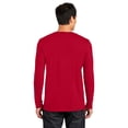 thumbnail image 4 of Gildan Softstyle Cotton Long Sleeve T-Shirt, Adult’s Narrow Width Side Seam Red Tee, 3 Pack, S, 4 of 5