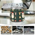 thumbnail image 6 of Yayeee Ashtray with Lid for Cigarette Smokeless Stainless Steel Home Ash Holder, Green Christmas, 6 of 7