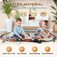 thumbnail image 6 of AMTPM Train Sets for 6 Cars, Electric Train Set Toys with Smoke, Lights & Sound, Train Sets for Under Christmas Tree with Steam Locomotives, Cars and Tracks, Birthday  Train Toys for 3 4 5 6 7+ Years, 6 of 11