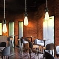 thumbnail image 2 of 2 Pack Pendant Lights With Switch, Hemp Rope With 4.5m Cable, E27 Socket For Hall, Kitchen, Dining Table, Bar (without Bulb), 2 of 4