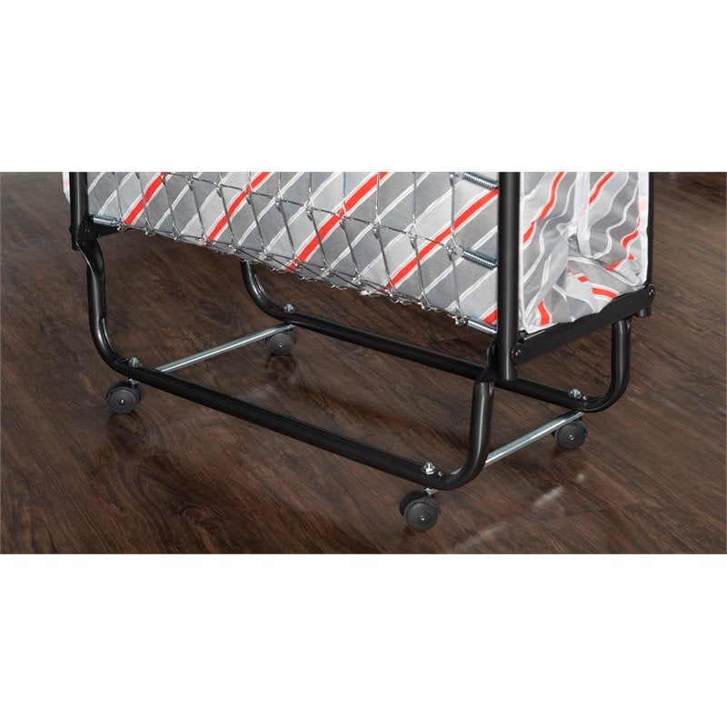 Linon Torino Folding Rollaway Guest Bed with 4