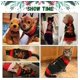 thumbnail image 2 of Suéter de Navidad para perros, regalo de Navidad para mascotas, lindo disfraz de árbol de Navidad verde, conjunto de disfraz de vacaciones para perros y gatos, vestido de punto, pijama (XS, árbol de Navidad verde) Sincero Electrónica, 2 of 5