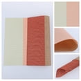 thumbnail image 2 of Unique Bargains 8 Packs Placemats for Kitchen Dining Table Decor Washable Orange 18x12in, 2 of 7