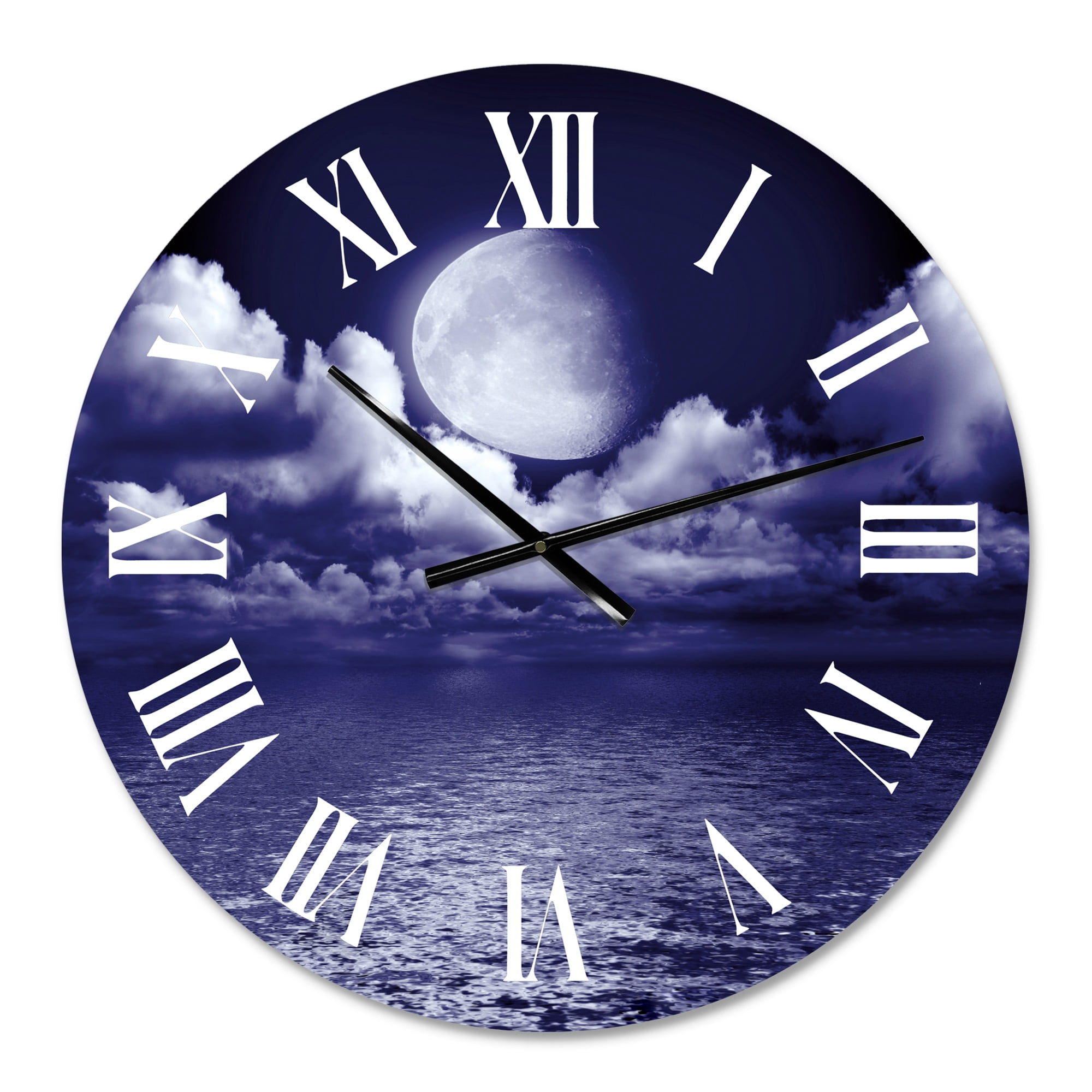 Designart 1 in Coastal Wall Clock