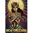 thumbnail image 3 of New Orleans, Day of the Dead, Crossbones (100% Cotton Canvas Reusable Tote Bag), 3 of 3