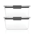 Rubbermaid Brilliance BPA Free Food Storage Containers with Lids