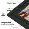 thumbnail image 4 of Americanflat Rustic Picture Frame - Unique Farmhouse Look - 5" x 7" - Charcoal Black, 4 of 8