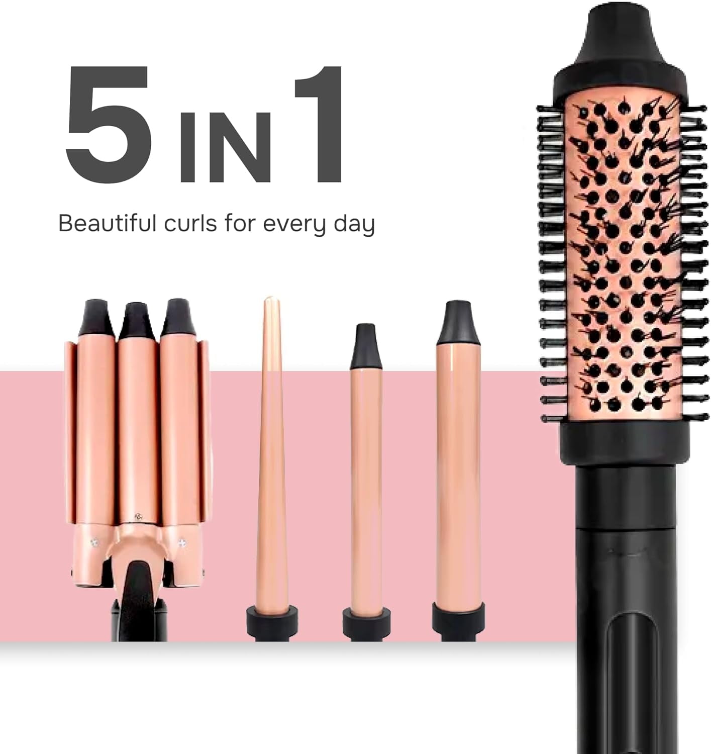 Proliss Diamond Collection TRIO 3P Curling Iron Wand 3 