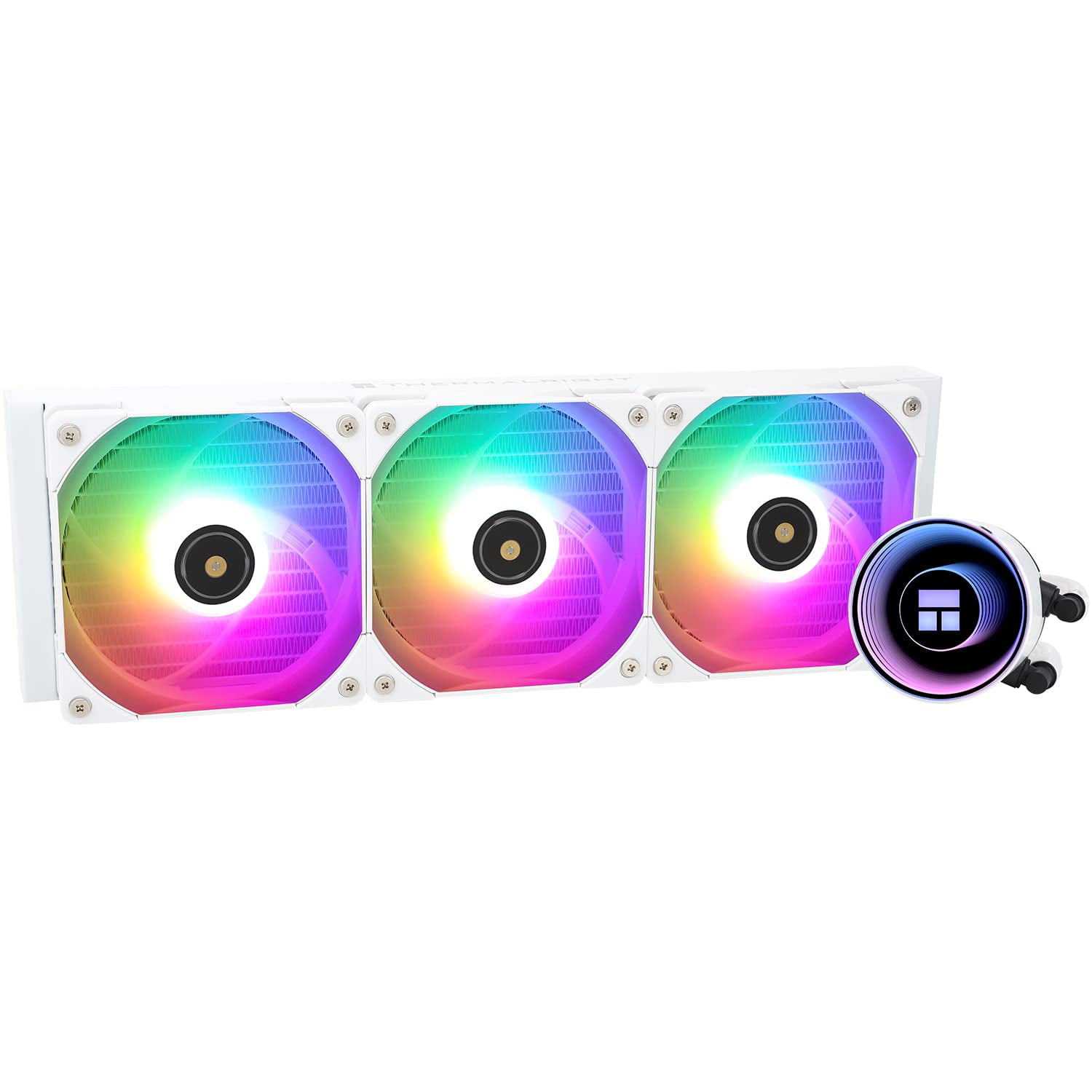 Thermalright Frozen Notte 360 White ARGB Water Cooling CPU Cooler, 360 CPU Cooler Specifications, 3×120mm PWM Fans, S-FDB V2 Bearings, Suit