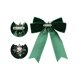 thumbnail image 3 of Broche de lazo de terciopelo negro preatado elegante de INSPIRE CHIC con imitación de perlas y rhinestones, 3 of 5
