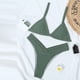 thumbnail image 4 of Conjunto de bikini con estilo para mujer, traje de baño de dos piezas con relleno sólido, ropa de playa OAVQHLG3B Store  lin121212, 4 of 4