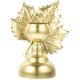 thumbnail image 1 of KAKOWELY Candelabro de hierro con diseño de hojas novedoso, centro de mesa, candelabro vintage, 1 of 5