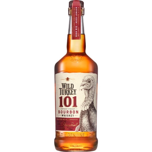Paquete de 3 Whisky Wild Turkey Bourbon 101 750 ml