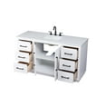 thumbnail image 6 of Elegant Kitchen and Bath 60 inch Single Bathroom Vanity in Hazel Oak, 6 of 7