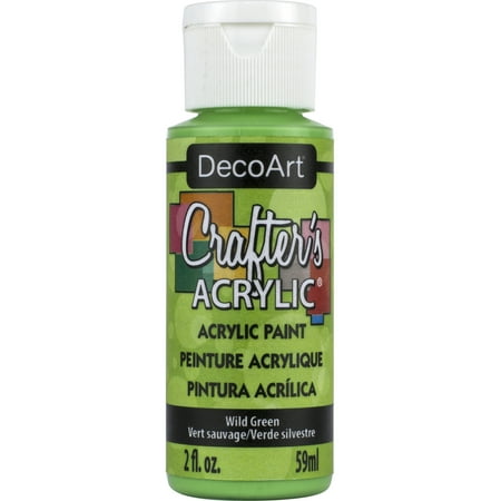 UPC: 0766218005885 | DecoArt Crafter s Acrylic Paint 2 oz. Wild Green