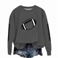thumbnail image 5 of Sakmal Workout Sweatshirts for Women Football Game Day Gray Fall Sweatshirts Fashion Fall Clothes 2025, 5 of 5