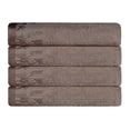 thumbnail image 2 of Superior Wisteria Floral Cotton Bath Towels, Set of 4, Frappe Brown, 2 of 8