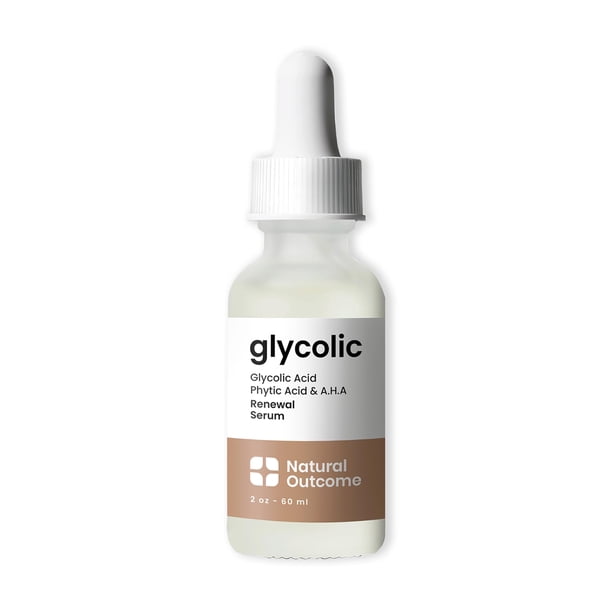Sérum para la piel Natural Outcome, renovación de ácido glicólico, 60 ml