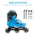 thumbnail image 4 of LIOOBO Ensemble de 2 Patins Universels avec Sangle à Boucle, Accessoires pour Patins, Patins à Roulettes, Sangle à Boucle, Chaussures à Roulettes, Fournitures, 4 of 5