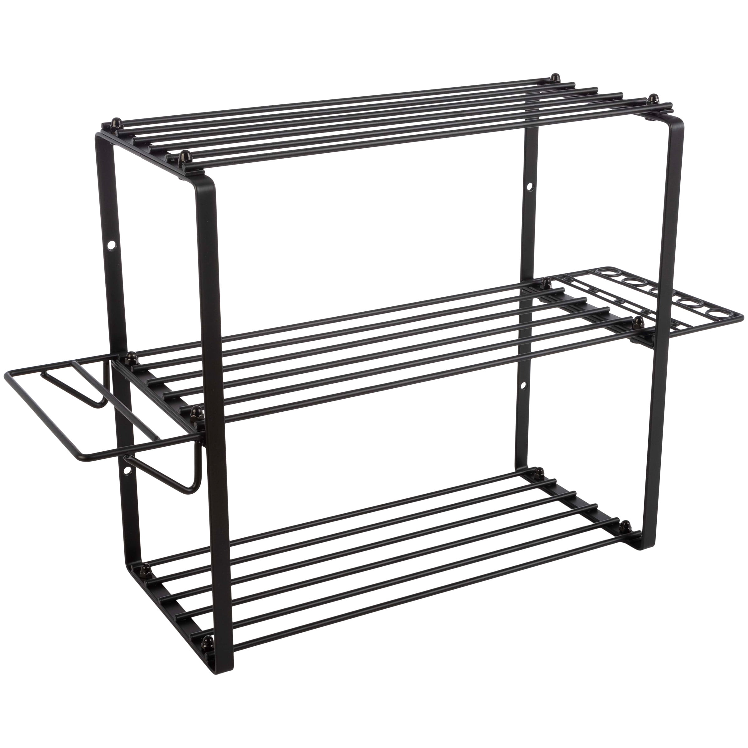 Stalwart Power Tool Organizer - 4-Tier Garage Shelving - 140lb Max Capacity