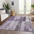 thumbnail image 6 of Addison Rugs Chantille Indoor/Outdoor Transitional Geometric Purple Machine Washable Rectangle Rug, 3' x 5', 6 of 8