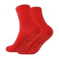 thumbnail image 2 of Skymirror 1 Pair Heated Socks 24 Hours Keep Your Feet Warm Silicone Soles Mid-tube High Elasticity Solid Color Sport Socks Cold Weather Cozy Socks, 2 of 8
