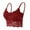 red, variant on Lace Bandeau Bra Strappy Sunflower Wrap Bra Deep V Tie Padded Sports Bra Bra Bra