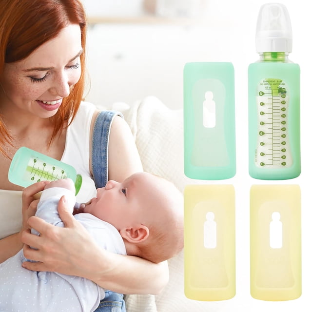 Mangas de biberón Purekra para bebés 4 unidades de silicona para Dr. Brown 240 ml