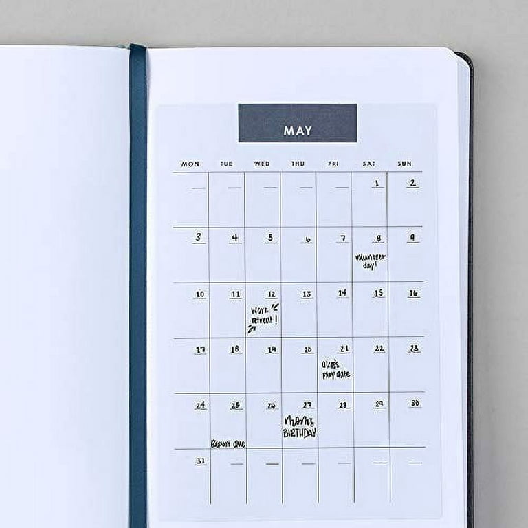 Non Dated Calendar 