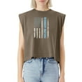 thumbnail image 5 of EcoLoom Recovery Matters Sobriety Anniversary Sober Aa Na Cap Sleeve Muscle Crop Shirt Women Sleeveless Baby Tee, 5 of 5