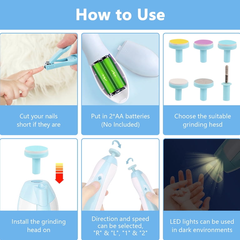 Byseng 21-in-1 Baby Grooming Kit with Electric Trimmer photo 8