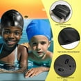 thumbnail image 5 of 2 Pack Kids Extra Large Swim Cap for Long Thick Hair, Waterproof Silicone Swimming Hat for Girls Aged 4 to 16 Boys Toddler Children Youth, Hair Turban Protection for Braids Dreadlocks, 5 of 8