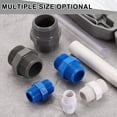thumbnail image 5 of Uxcell 20Pcs PVC Nipple Thread Coupling Adapter Connector, G3/4 x G3/4 Male PVC Pipe Fitting, Plumbing Coupling for Home, Industrial, Agricultural, White, 5 of 6