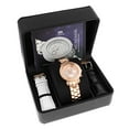 thumbnail image 4 of Ladies Oversized Diamond Watch Rose Gold Plated Swiss Mvt Iced Out Montana, 4 of 4