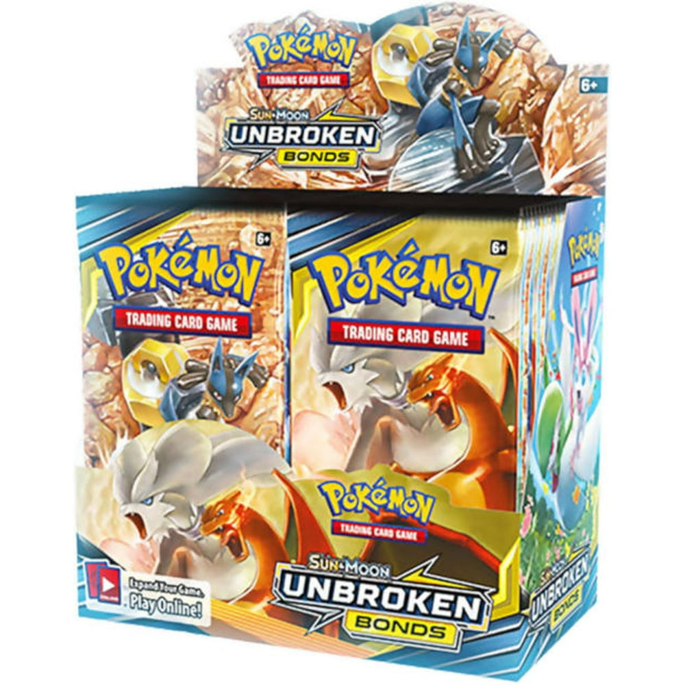 Pokemon Sun & Moon Unbroken Bonds Booster Pack (10 Cards in each