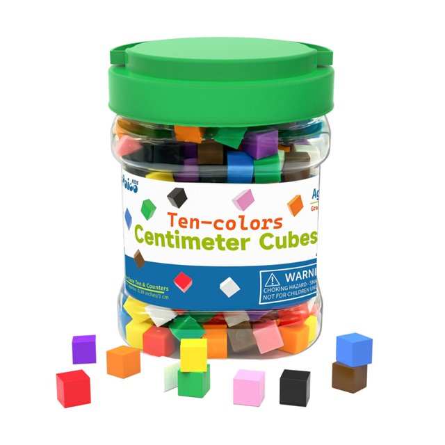 Mini bloques de construcción geométricos de color sólido de 300 piezas para actividades de sala de juegos